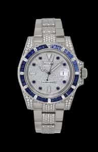 Rolex Submariner Date White Gold 40mm Automatic Diamond Pave Dial Diamond Bracelet - Pre-OwnedRef. 116659SABRO