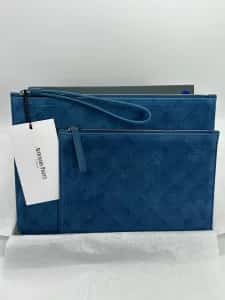 Ultra Rare Audemars Piguet 100% Suede and Genuine Leather Folio Carry Case Pair