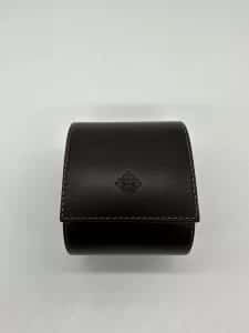 Patek Philippe Watch Roll Case Genuine Brown Leather and Suede