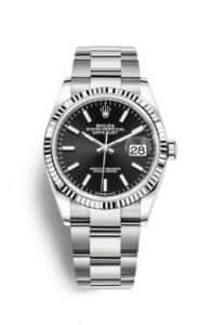 Rolex Datejust 36 Stainless Steel Black Dial Oyster Fluted Bezel
Ref. 126234-0016