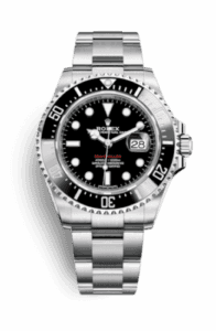 Rolex Sea-Dweller 43mm Red Letters Stainless Steel Black Dial Ceramic Bezel
Ref. 126600-0001