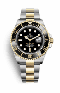 Rolex Sea-Dweller 43mm Yellow Gold and Stainless Steel Black Dial Ceramic Bezel
Ref. 126603-0001