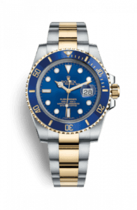 Rolex Submariner "Bluesy" Stainless Steel/Yellow Gold 40mm Automatic Blue Dial - Pre-Owned
Ref. 116613LB-0005
