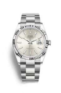 Rolex Datejust 36 Stainless Steel Silver Dial Oyster Fluted Bezel
Ref. 126234-0014