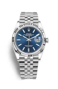 Rolex Datejust 36 Stainless Steel Blue Dial Jubilee Fluted Bezel
Ref. 126234-0017