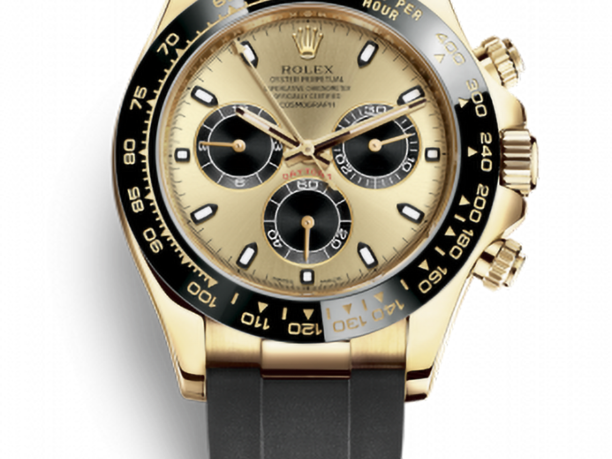 Rolex Cosmograph Daytona Yellow Gold Oysterflex Sunburst Yellow