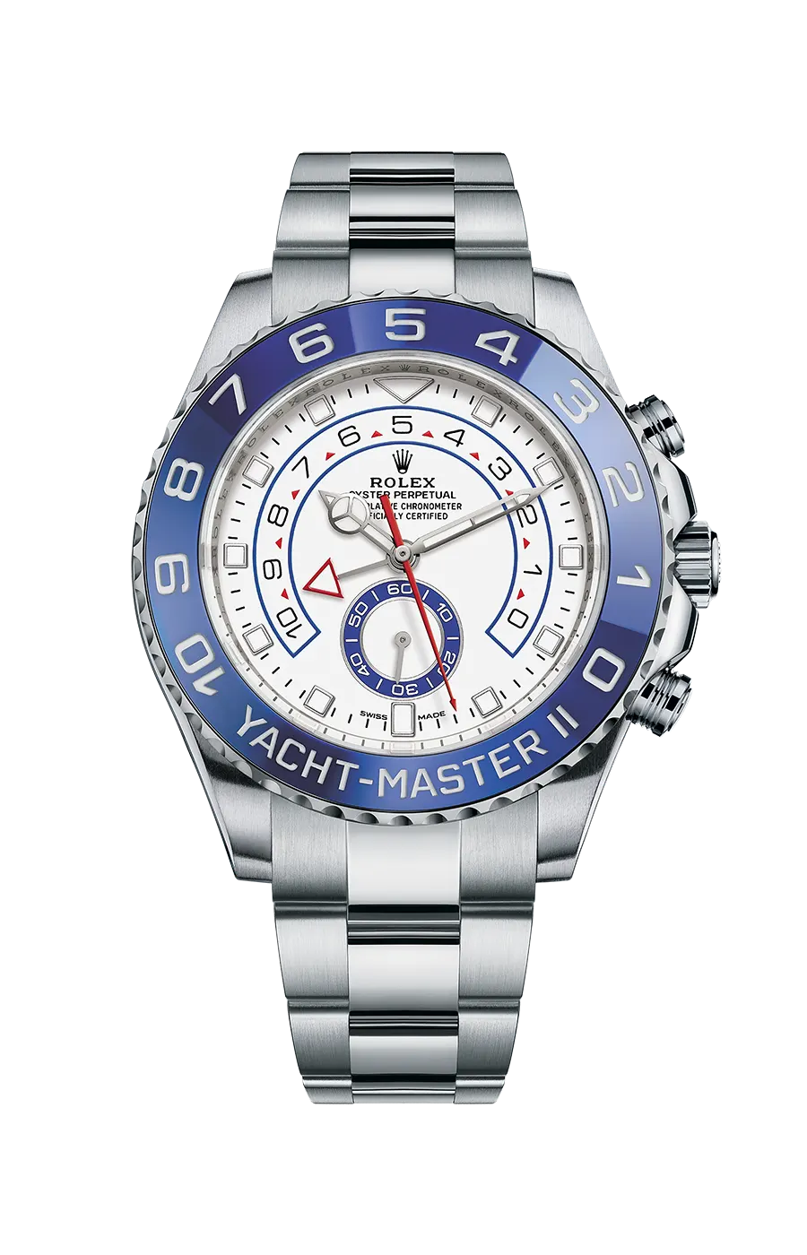 Rolex Yacht-Master II Steel Blue Ceramic Bezel Mens Watch 116680 - Jewels  in Time