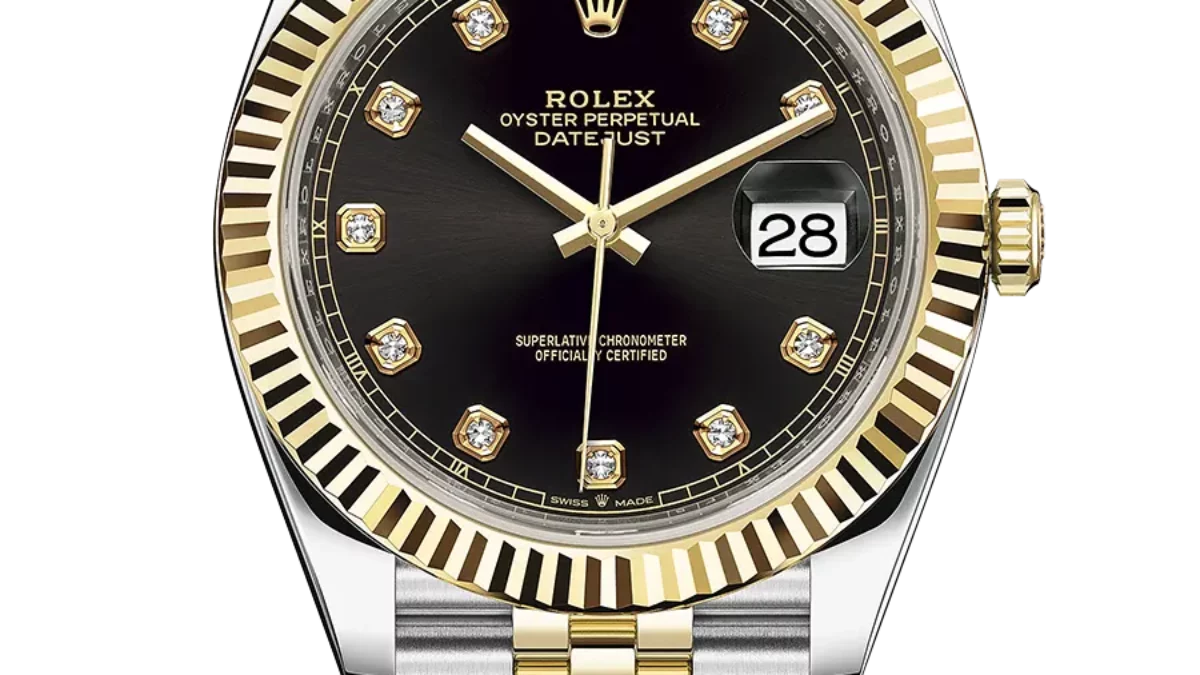 Rolex datejust 41 gold and clearance steel