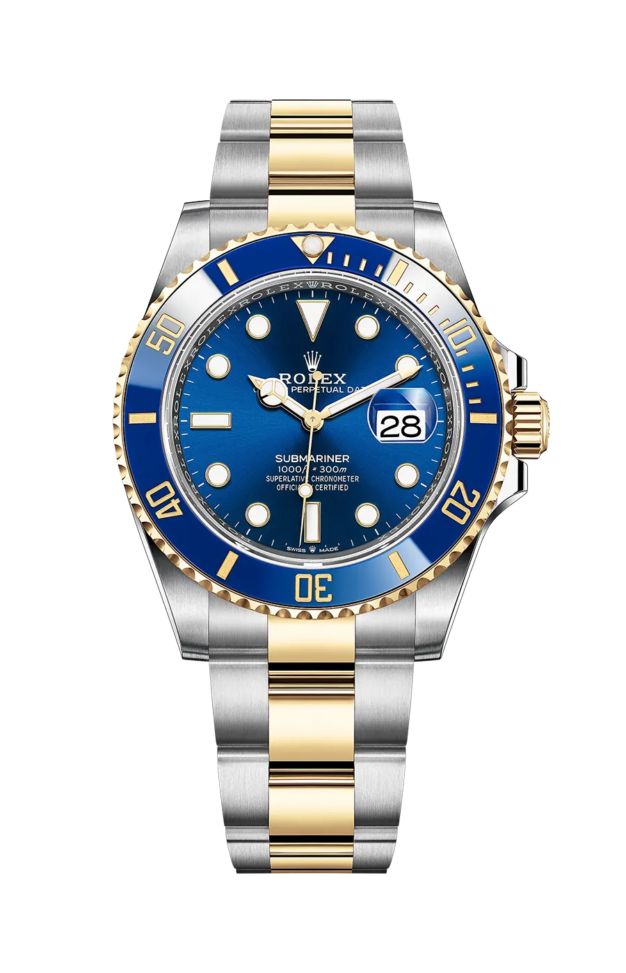 Rolex Submariner Replica 126613LB 2 Tone Blue Watches